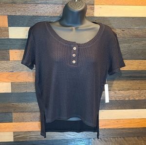 💖NEW COLOR THREAD BLACK BLOUSE💖